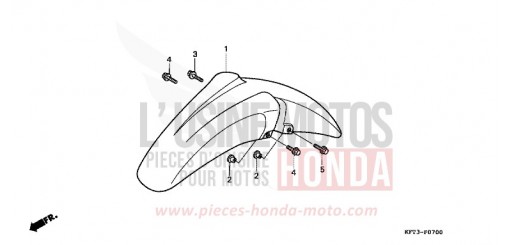 FRONT FENDER CLR125W de 1998